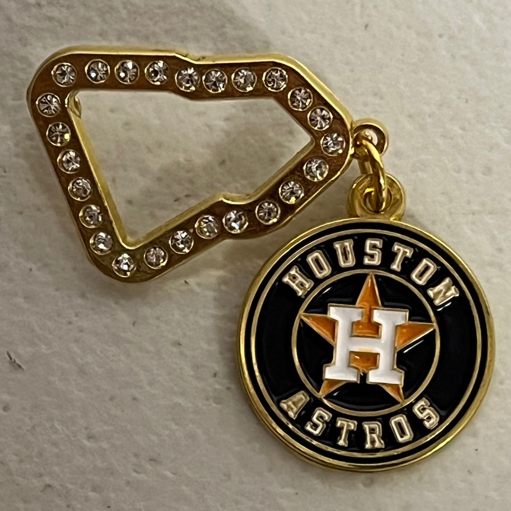 New Era Houston Astros Pin Brooch Baseball Hat Pins Streetwear Hats Gold